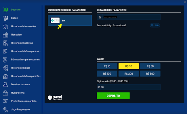 Casino betting